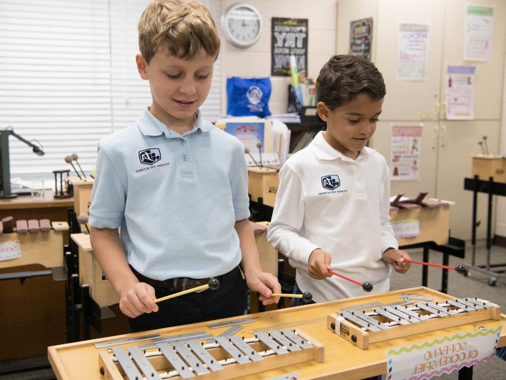 Kids Playing Instrument